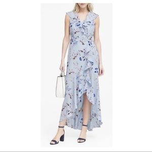 Banana Republic Floral Wrap Dress NWOT